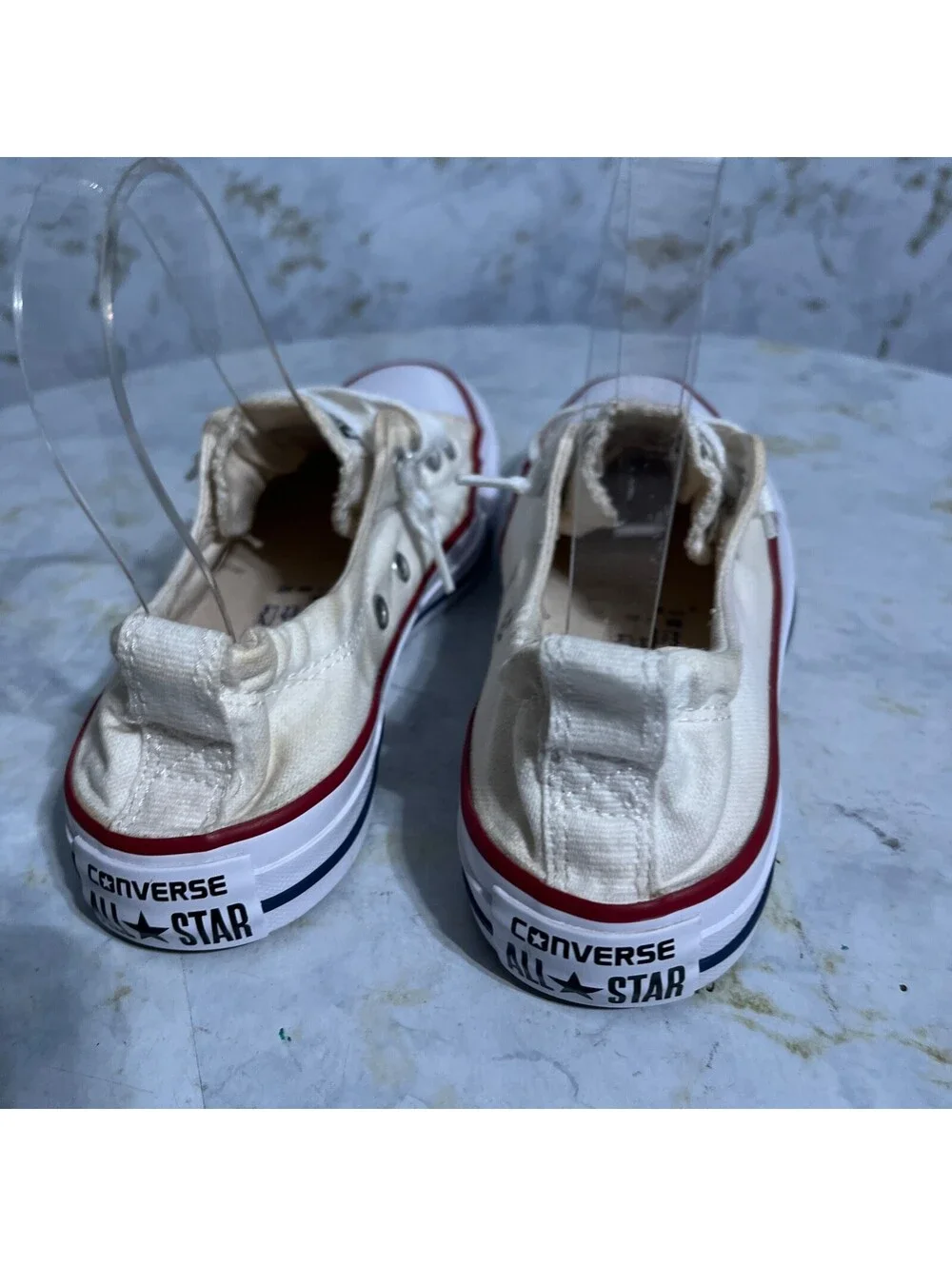 Converse Chuck Taylor Shoreline Womens Size 5 Shoes Ivory White Low Top Sneakers